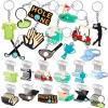 Batiyeer 36 Pack Golf Ball Keychains Bulk Party Favors Sports Gifts Ball Key Chains Funny Keyring for Women Men Birthday Supplies view 1