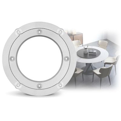 ESOYAWE Lazy Susan Turntable Ball Bearing 5 Inch - 40 Inch Heavy Duty Aluminium Alloy Table Turntable Base, Smooth Swivel Bearings for Dining Table TV Computer Monitor
