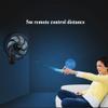 sdneNest Remote Control Wall Mounted Fan, 3 Speed Controls Moving Head Air Circulator Cooling Fans for Bedroom, Home, Office, Kitchen view 3