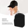 Asixxsix Hard Hat Case for Baseball, Hat Carrier Travel Case with Carrying Handle & Shoulder Strap, EVA Crush Proof Hat Travel Hard Case, Baseball Hat Holder view 3