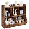IDEALHOUSE Toy Bookshelf and Bookcase, Multi Shelf with Cubby Organizer Cabinet for Storage Books and Toys, for Bedroom, Playroom, Hallway view 1
