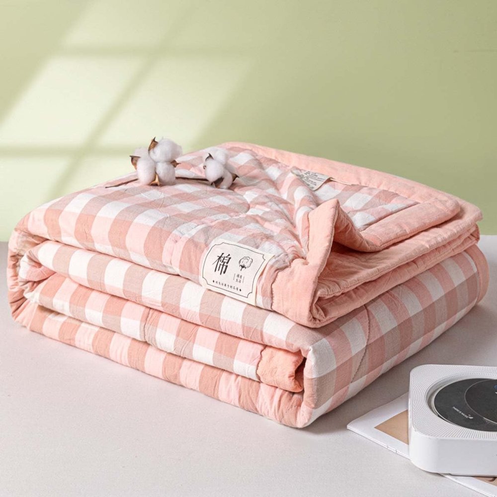 Coverlets Quilt Throw Queen King Size Bedspread Home Quilt Set Twin Size 1 Pieces Spring Air Condition Quilt Throw Blanket  Soft Lightweight Microfiber Coverlet, Warm Bed Cover For All Seasons ( Colo