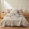 Coverlets Quilt Throw Queen King Size Bedspread Home Quilt Set Twin Size 1 Pieces Spring Air Condition Quilt Throw Blanket  Soft Lightweight Microfiber Coverlet, Warm Bed Cover For All Seasons ( Colo view 2