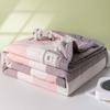 Coverlets Quilt Throw Queen King Size Bedspread Home Quilt Set Twin Size 1 Pieces Spring Air Condition Quilt Throw Blanket Soft Lightweight Microfiber Coverlet, Warm Bed Cover For All Seasons ( Colo view 1