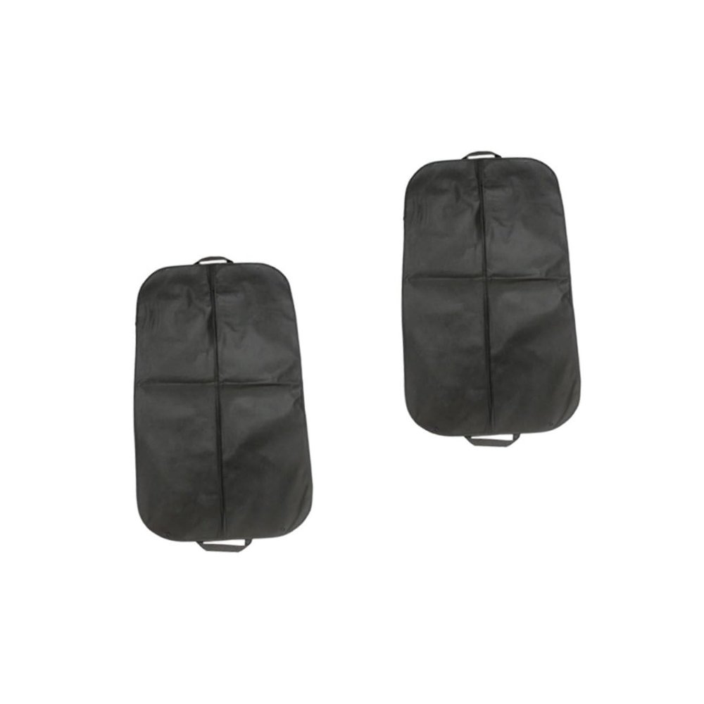 SOESFOUFU 2pcs Non-woven Suit Cover Garment Bag Formal Dress Storage Dust Cover Portable Hanging Pouch