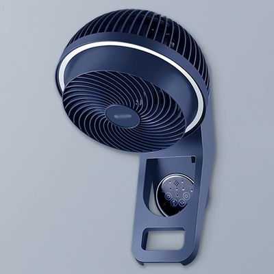 Wall Mount Fan with Remote Control,Wall Fan air Circulation Electric Fan, Wall-Mounted Perforation-Free Electric Fan, Remote Control, 3 speeds, with Intimate, can be timed (Con Transformador)