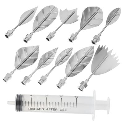 HOLIDYOYO Jelly Art Tools for Pudding and Gelatin Decoration Flower Cake Needles and Nozzles for Creative Home Baking and Dessert Design