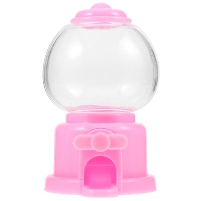 Alipis Mini Gumball Machine Candy Dispenser for Boy Girl Fun Plastic Candy Catcher Toys Party Favor for Birthdays Easy to Operate with Rotating Button