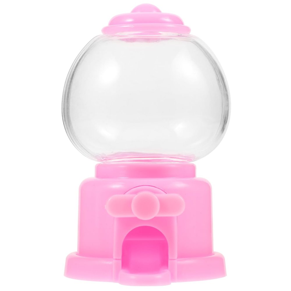 Alipis Mini Gumball Machine Candy Dispenser for Boy Girl Fun Plastic Candy Catcher Toys Party Favor for Birthdays Easy to Operate with Rotating Button