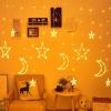 ZTIRUEMS LED Copper Wire Star Lights are Full of Stars, Christmas Day, Five-Pointed Stars, Curtain Lights, Stars and Moon Decorative Lights view 2