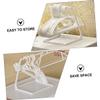MAGICLULU 2pcs Multi-functional Hanger Storage Rack Organizer for Towels Clothes Pants Design Space Saving for Room view 3