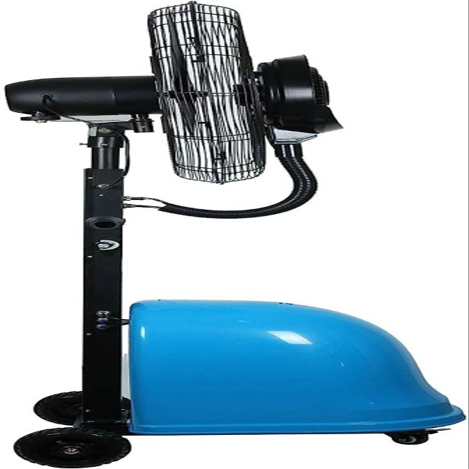 sdneNest Floor Fan/Heavy-Duty Fan Powerful Oscillating Cooling Fan Noiseless/Industrial Humidifying Misting Fan/Floor Standing Pedestal Fan, for Commercial