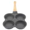 Breakfast Egg Skillet,4 Cup Egg Frying Pan,Non Stick Frying Pans,Easy Clean Egg Cooker Pan for Induction Cooker Gas Stove view 1