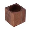 HOOTNEE Candlestick Prop Creative Wooden Candle Holder Black Walnut Table Decoration Families view 1