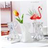 Cabilock Irregular Glass Flower Vase for Home Decor Unique Hydroponic Centerpiece for Garden Office and Wedding Arrangements Modern Design for Stylish Flower Display view 2