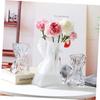 Cabilock Irregular Glass Flower Vase for Home Decor Unique Hydroponic Centerpiece for Garden Office and Wedding Arrangements Modern Design for Stylish Flower Display view 3