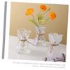 Cabilock Irregular Glass Flower Vase for Home Decor Unique Hydroponic Centerpiece for Garden Office and Wedding Arrangements Modern Design for Stylish Flower Display view 4
