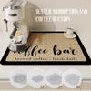 Supercap  Diatomite Kitchen Dish Drying Mat | Super Absorbent Dish Drying Pad for Kitchen | Coffee Mat Heat Resistant Mat with Anti-slip Rubber Backed 24"x16" view 2