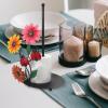HOMSFOU Farmhouse Style Sunflower Tissue Holder Iron Kitchen Roll Stand for Countertop Stable Base for Paper Towels Decor Accessory view 3