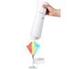 Cordless Shaved Ice Maker by PREMIUS  Lightweight, Rechargeable, Bonus Recipe Book, Resting Stand  Caribbean Shaved Ice! USB Cord Included  Up to 40 Snow Cones Per Charge! No Molds Needed! (White) view 1