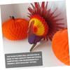 Alipis 6pcs Paper Flower Decorations for Halloween and Easter Unique Honeycomb Design Lightweight and Easy to Use for Festive Parties and Events view 3