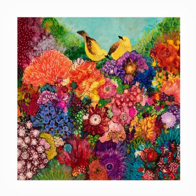Trademark Fine Art Outdoor Canvas Art - Sylvie Demers 'La Concorde Sylvie Demers' Wall Art for Outdoor Spaces, Patios, or Gardens