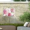 Trademark Fine Art Outdoor Canvas Art - Lisa Audit 'Obviously Pink 18' Wall Art for Outdoor Spaces, Patios, or Gardens view 3