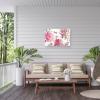 Trademark Fine Art Outdoor Canvas Art - Lisa Audit 'Obviously Pink 18' Wall Art for Outdoor Spaces, Patios, or Gardens view 4
