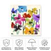 Trademark Fine Art Outdoor Canvas Art - Jenny Frean 'Inky Flowers' Wall Art for Outdoor Spaces, Patios, or Gardens view 2