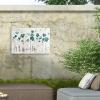 Trademark Fine Art Outdoor Canvas Art - Lisa Audit 'Abstract Balance VI Blue' Wall Art for Outdoor Spaces, Patios, or Gardens view 3