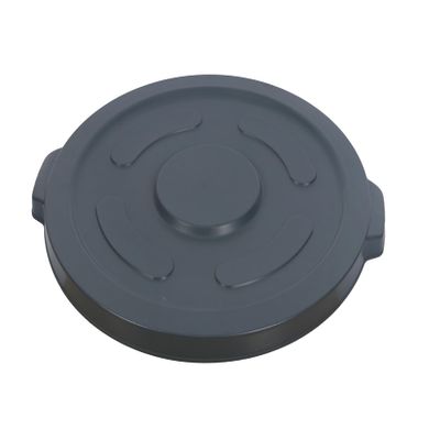 PLASTIC PRINCE Round Trash Can Lid Compatible with 55 Gallon Plastic Prince Container, Gray