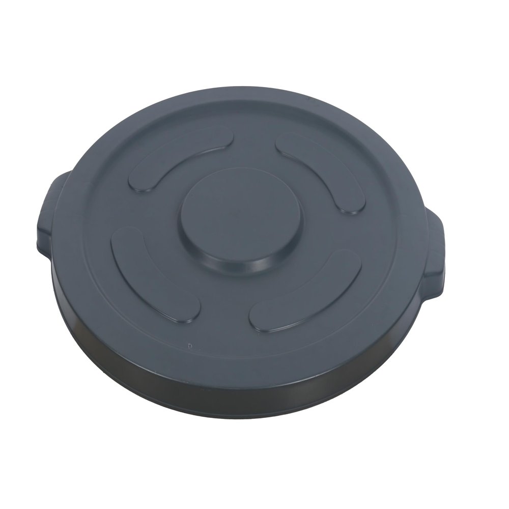 PLASTIC PRINCE Round Trash Can Lid Compatible with 55 Gallon Plastic Prince Container, Gray