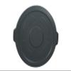 PLASTIC PRINCE Round Trash Can Lid Compatible with 55 Gallon Plastic Prince Container, Gray view 3