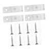 PRETYZOOM Curtain Mounting Holder with Plastic Clips and Screws for Vertical Roller Blinds Accessories for Easy Installation and Long-Lasting Use view 1