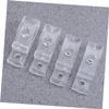 PRETYZOOM Curtain Mounting Holder with Plastic Clips and Screws for Vertical Roller Blinds Accessories for Easy Installation and Long-Lasting Use view 3