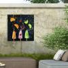Trademark Fine Art Outdoor Canvas Art - Dina Belenko 'Action Popsicle Collection' Wall Art for Outdoor Spaces, Patios, or Gardens view 3