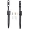 Cabilock 2pcs Metal Curtain Holdbacks for Drapes Wall Mounted Curtain Hooks Glossy Finish Heavy-Duty Tiebacks for Living Room Bedroom and Bathroom Decor view 1