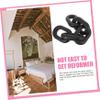 Cabilock Decorative Wooden Chain Link for Home Ornament Rustic Handmade Wood Decor for Living Room Bedroom and Cafe Unique Housewarming and Special Occasions view 2