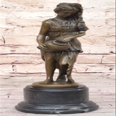 Original Miguel Lopez Liberated Maiden Bronze Sculpture Hot Cast Figurine Figure Handmade Art by Classy Bronze
