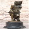 Original Miguel Lopez Liberated Maiden Bronze Sculpture Hot Cast Figurine Figure Handmade Art by Classy Bronze view 3