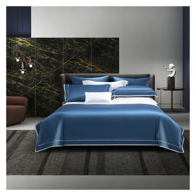 QuKan Bed, 1400TC Pima Cotton Bedding Sets Duvet Cover Bedsheet Pillowcase 4pcs