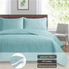 Bedcovers 240X260 Double Bed Set Bedspreads Coverlets Quilted Bedspread Double Size Comforter Throw, Breathable Summer Reversible Bedspread With 2 Pillowcases Bedspread 220X240 yc4 ( Color : Lake Blue view 4