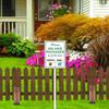 SRongmao Delivery Sign for Delivery Driver, Package Delivery Sign for Home, Please Deliver All Packages To Front Door, Metal Yard Sign with Stake Indoor Outdoor Signs for Home Garden Lawn 8X12Inch view 2