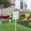 SRongmao Delivery Sign for Delivery Driver, Package Delivery Sign for Home, Please Deliver All Packages To Front Door, Metal Yard Sign with Stake Indoor Outdoor Signs for Home Garden Lawn 8X12Inch view 3