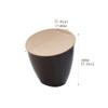 CHICKEN Garbage Cabinet Desktop Small Trash Can Kitchen Countertop Flip Snack Storage Box Cute Desk Storage Box Easy to Carry Creative Bedroom Wastebasket Kitchen Trash Can (Color : C) view 2