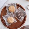 Zezzxu 200 Self Adhesive Cookie Bags, 5.5 x 5.5 Inches White Polka Dot Cellophane Treat Bags for Packaging, Gift Giving view 4