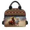 ZUXONGSY Horse Boys Lunch Bag 10-12/12-14 Years Old Aztec Lunch Box Kids Lunchbag with Pockets Man Insulated Lunchbox Food Handbags Lunch Tote Bag view 1