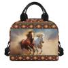 ZUXONGSY Horse Boys Lunch Bag 10-12/12-14 Years Old Aztec Lunch Box Kids Lunchbag with Pockets Man Insulated Lunchbox Food Handbags Lunch Tote Bag view 2