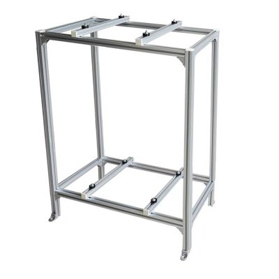 Mini Split Air Conditioner Ground Stand,Double-Layer Stacking Heavy-Duty Condenser Stand, Shock Absorption Universal A/c Units Mounting Brackets,for Compressors HVAC Heat Pump System, L80*W40*H120CM