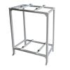 Mini Split Air Conditioner Ground Stand,Double-Layer Stacking Heavy-Duty Condenser Stand, Shock Absorption Universal A/c Units Mounting Brackets,for Compressors HVAC Heat Pump System, L80*W40*H120CM view 1